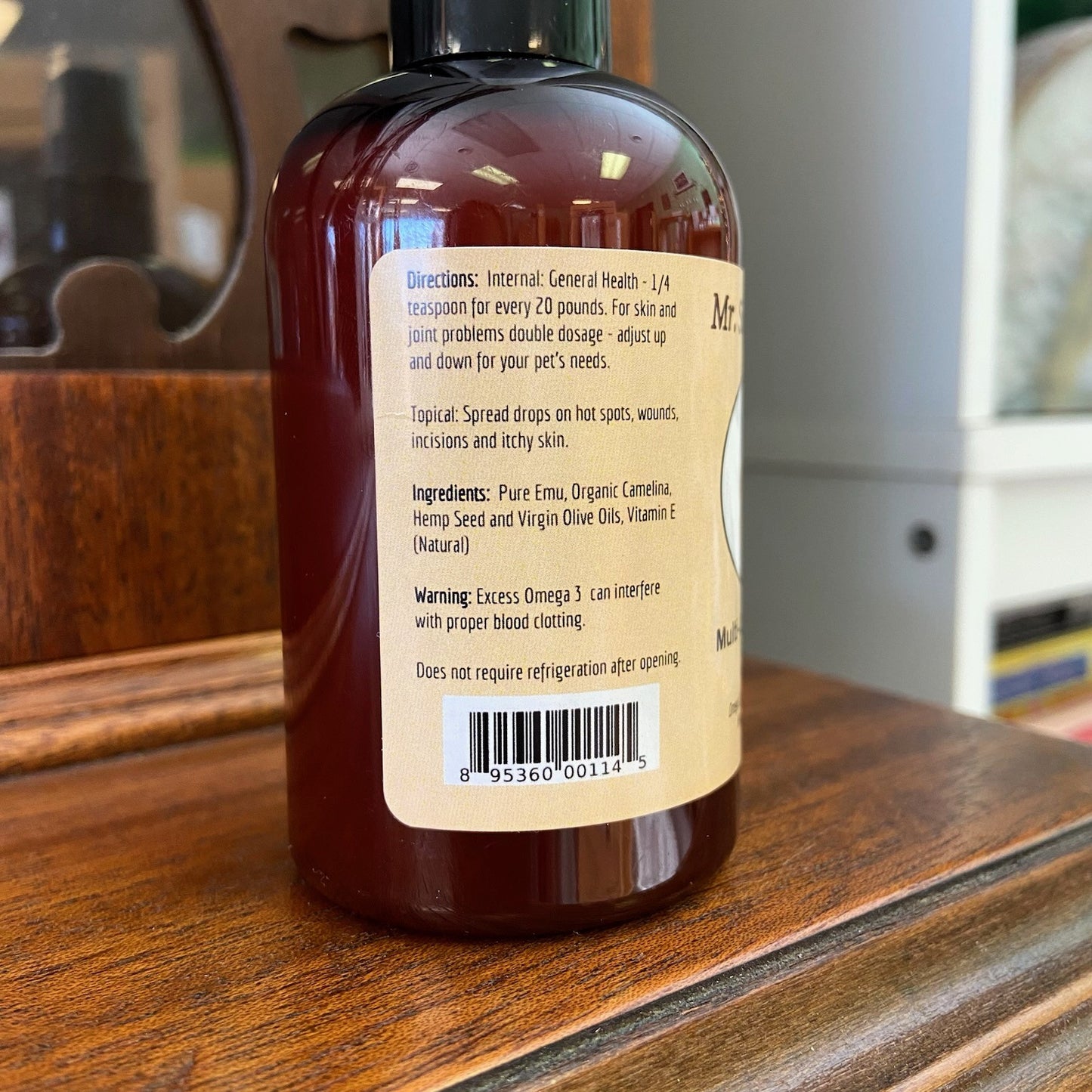 Mr. Squigglemires Emu Oil Multi-Omegas for Pets