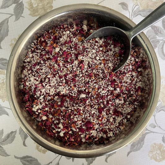 Milk Bath with Rose Petals