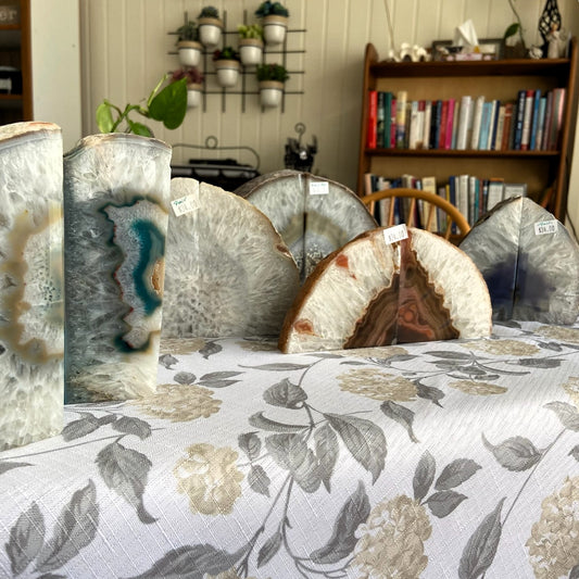 Agate Book Ends
