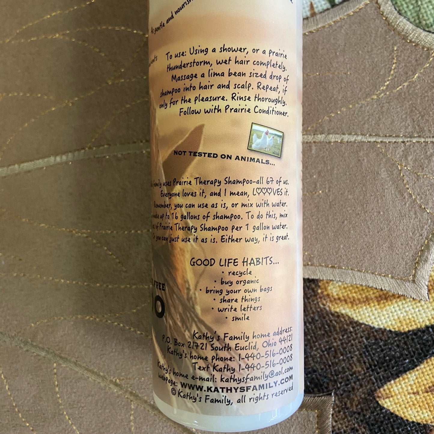 Kathy's Family Shampoo & Conditioner