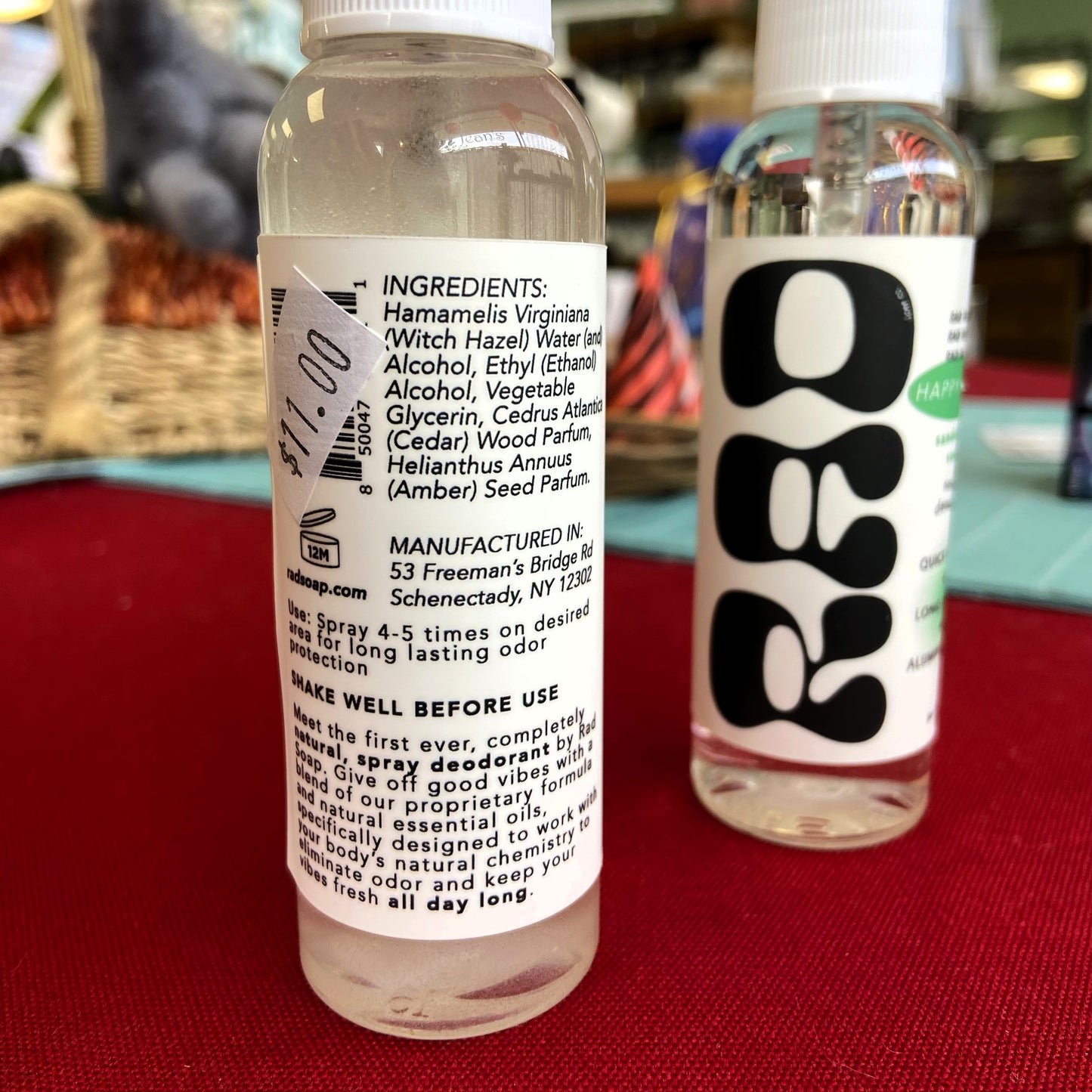 RAD's Natural Spray Deodorant