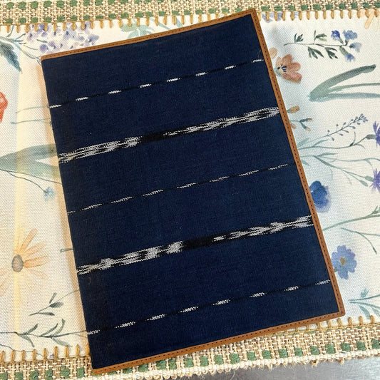 Mayan Hands, Handmade Notebook Portfolio