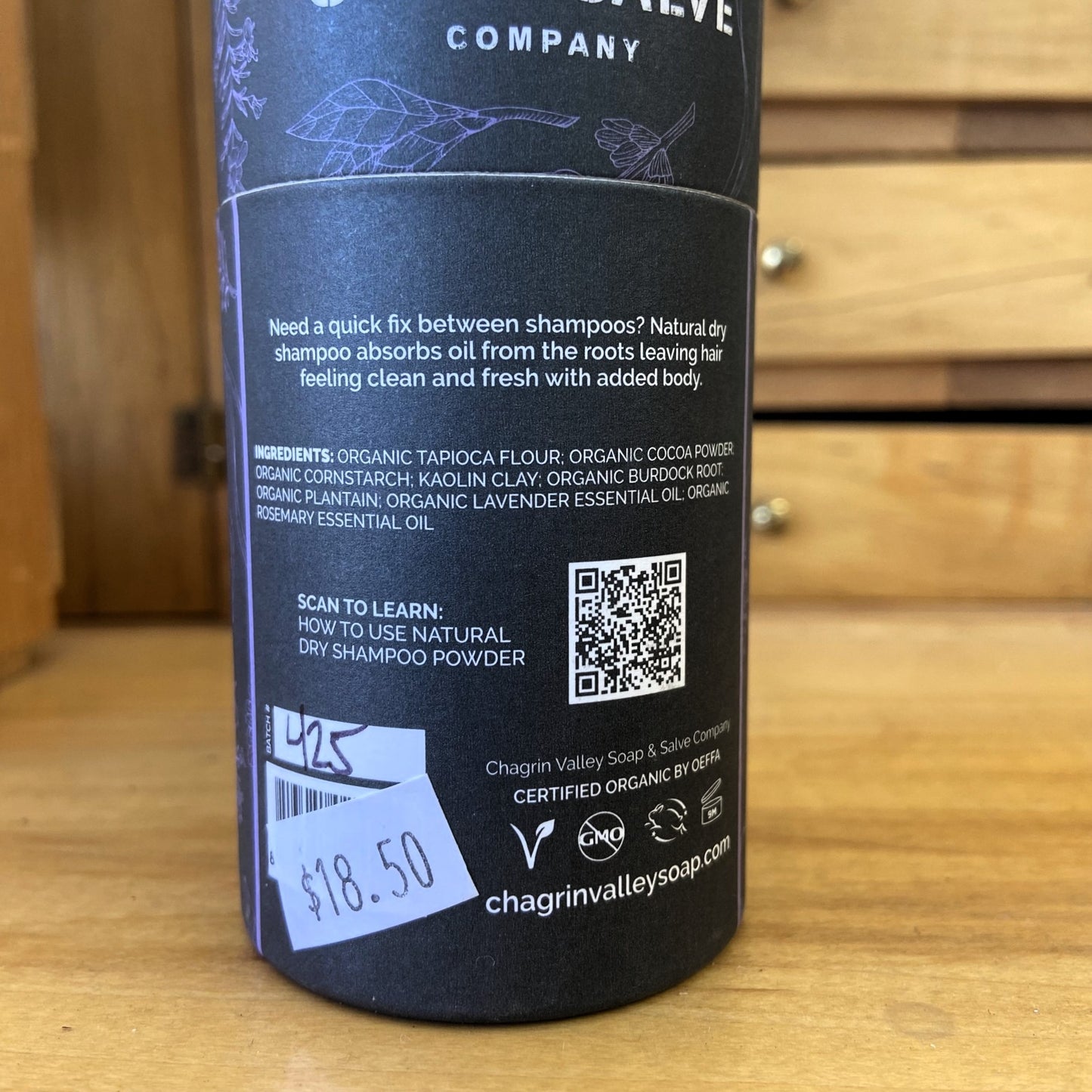 Chagrin's Dry Shampoo - Light & Dark Hair