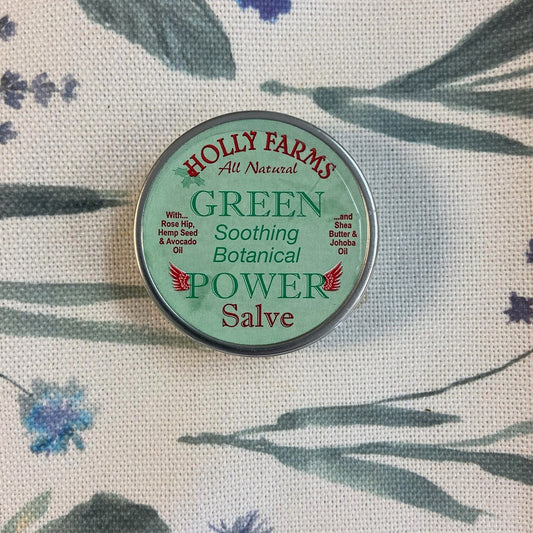 Green Soothing Botanical Power Salve
