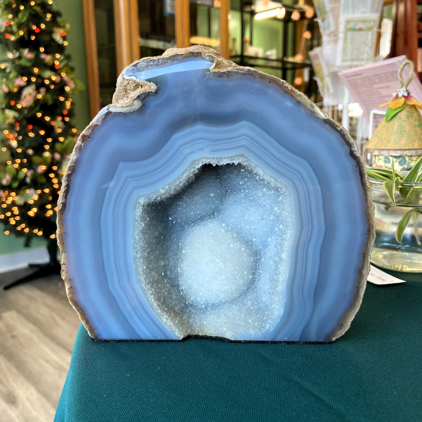 Agate Slab, Large Druzy