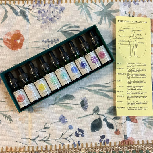 Chakra Flower Essence Set of 9