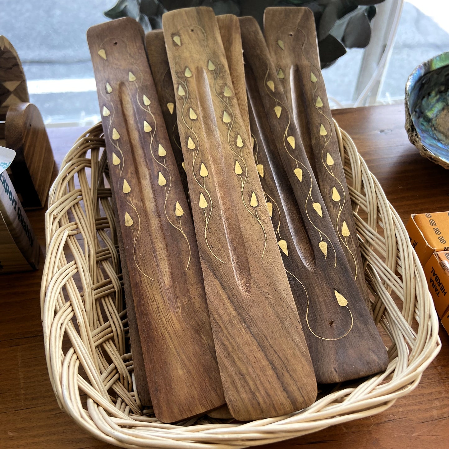 Small Wood Incense Holder