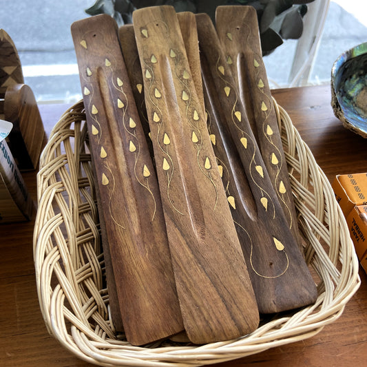 Small Wood Incense Holder