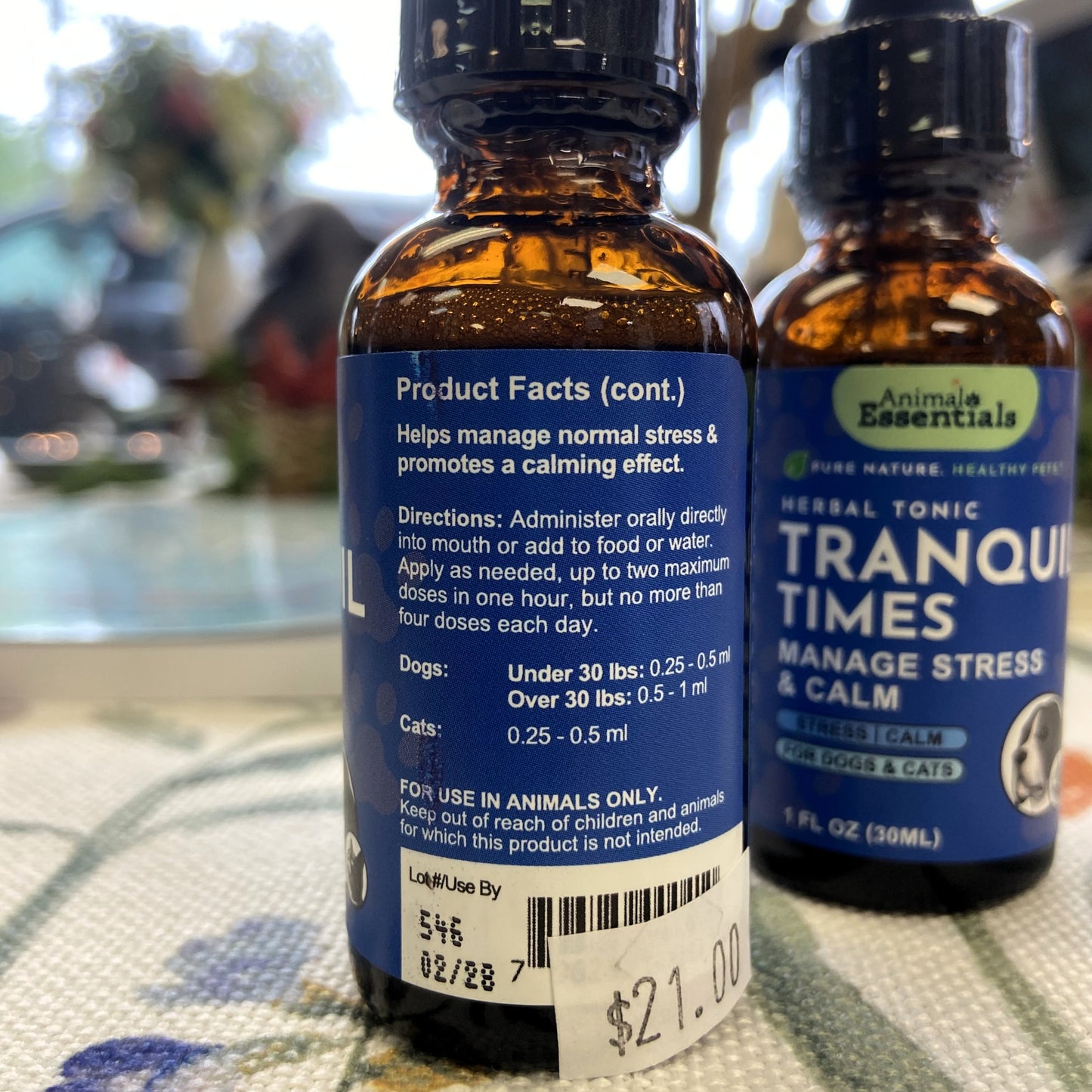 Animal Essentials, Tranquil Times Extract