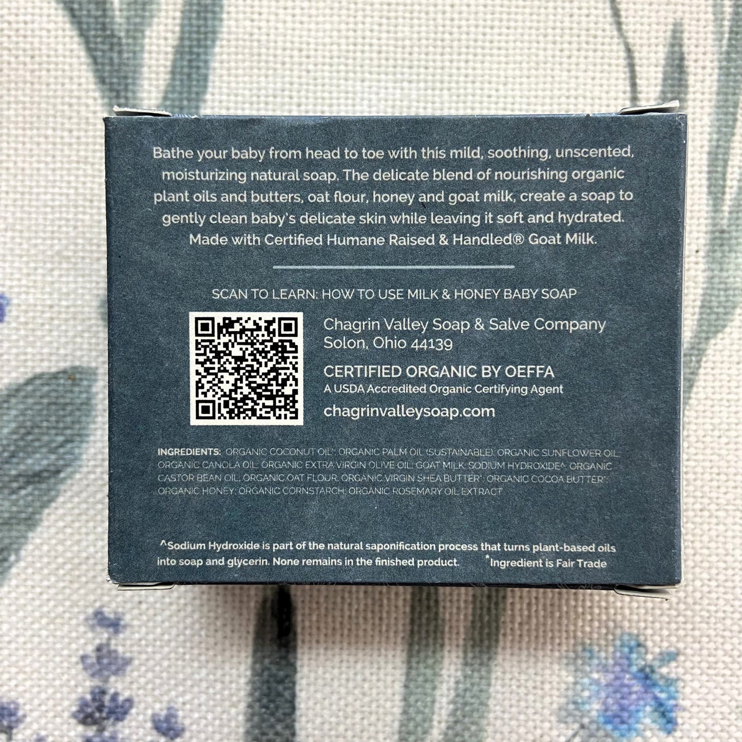Chagrin's Milk & Honey Baby Soap