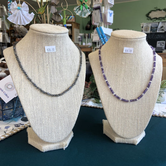 Handmade Genuine Gemstone Necklaces – Simple, Elegant, and Earth-Inspired