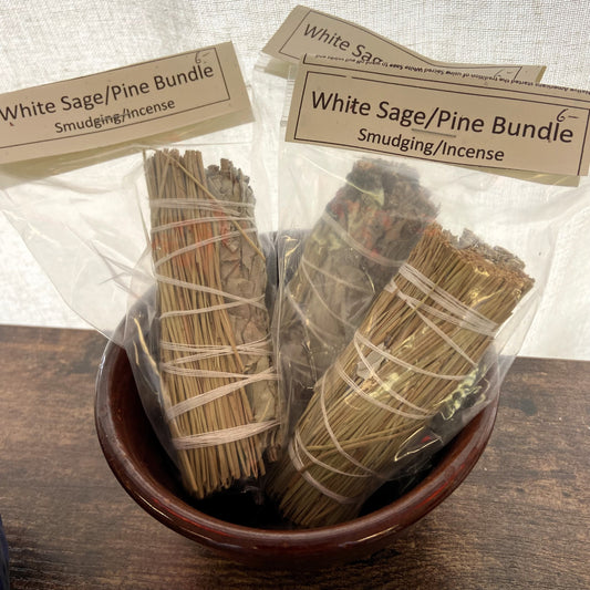 White Sage & Pine Smudge Sticks