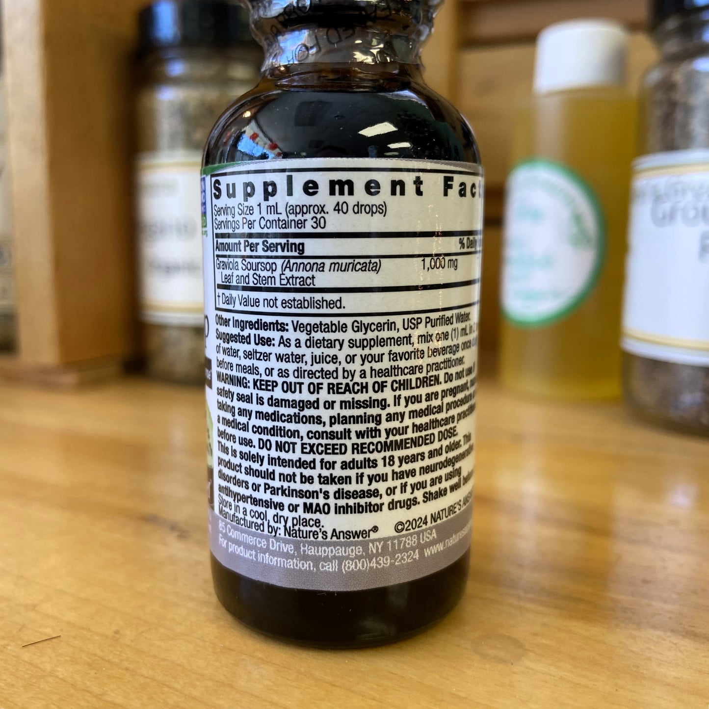 Graviola Soursop Extract, Alcohol Free