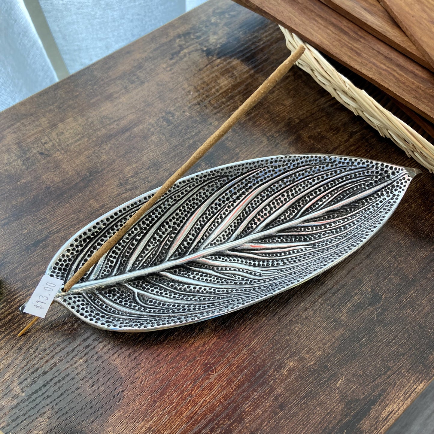 Large Leaf Incense Holder