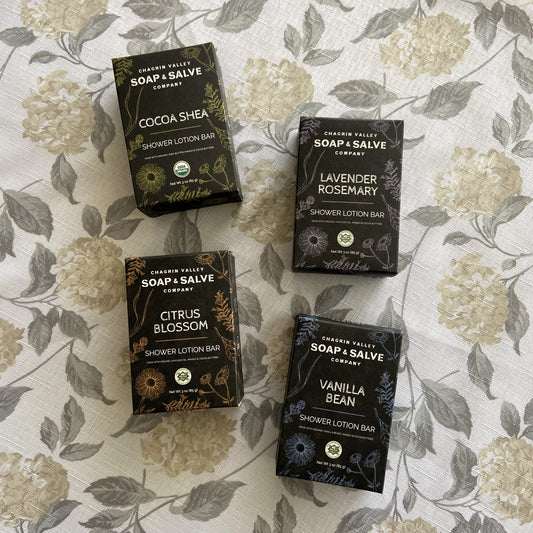 Chagrin's Shower Lotion Bars