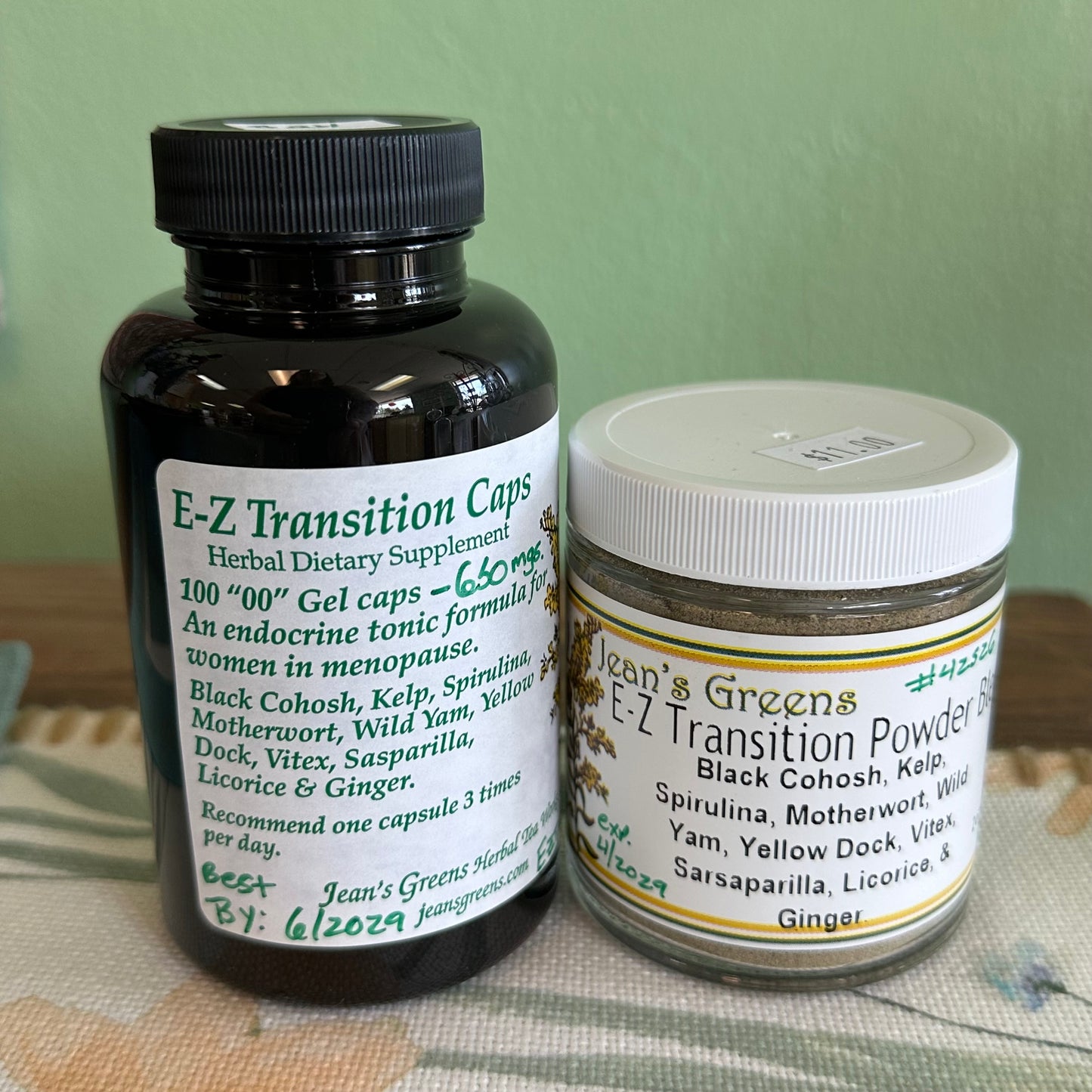 E-Z Transition Formula