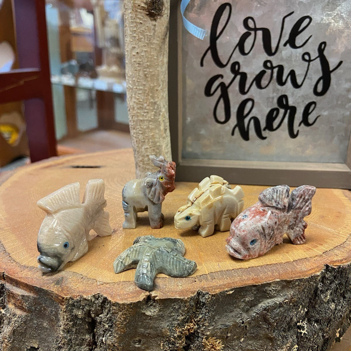 Soap Stone Animals